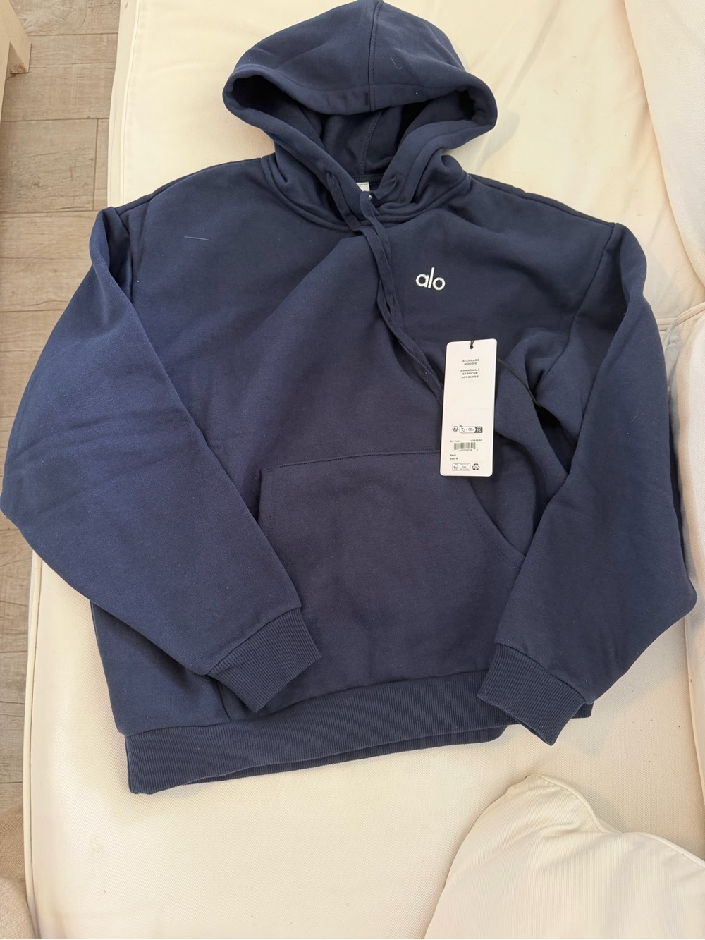 Alo Accolades Navy Hoodie